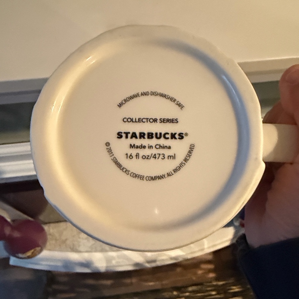 Starbucks Paris France 3D Relief 2011 Collector Series Coffee Mug 16oz - Picture 2 of 7